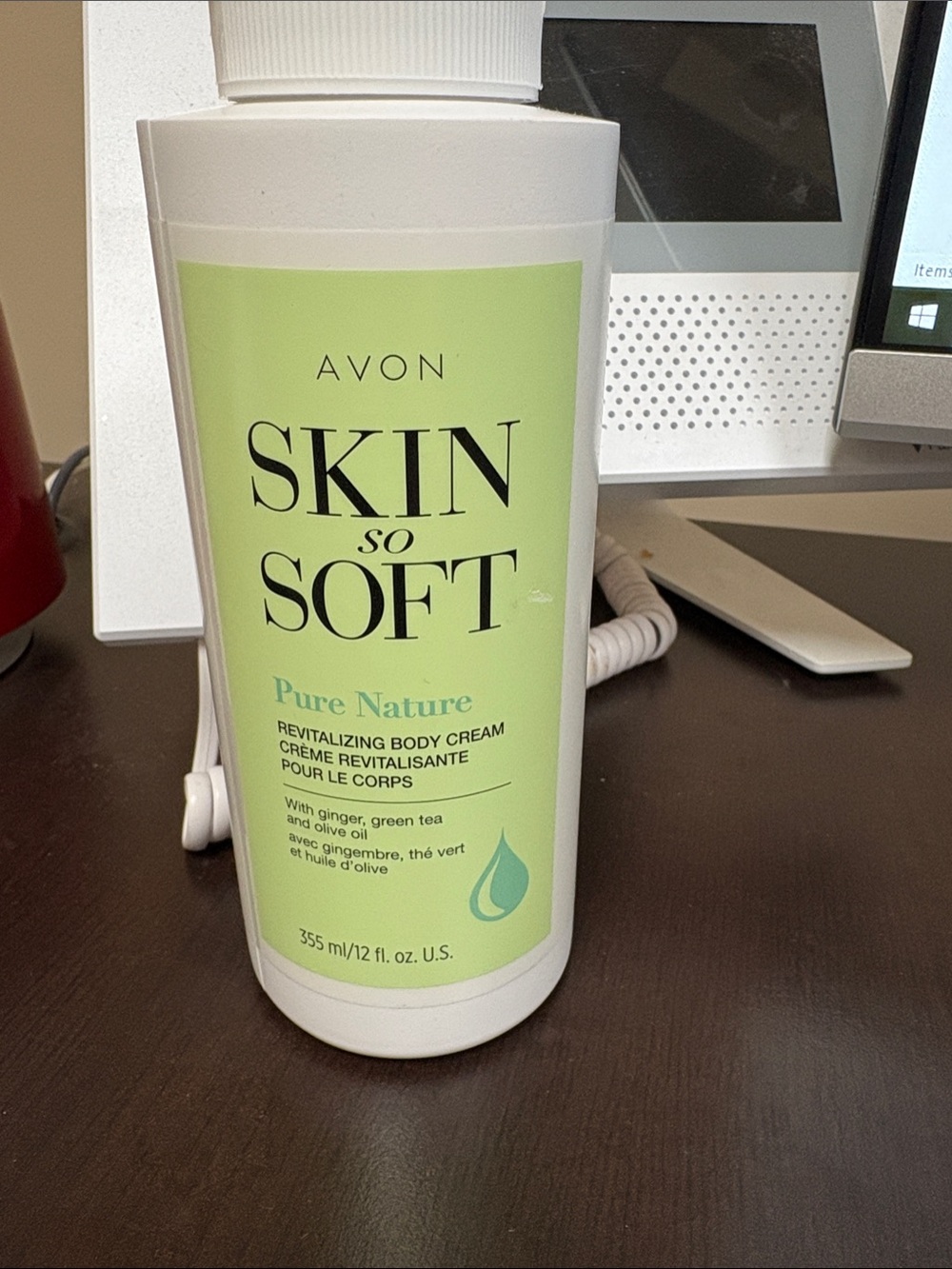 Avon Skin So Soft Body Cream — Light Green Label